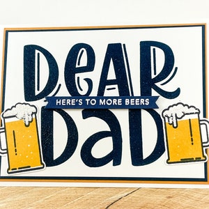 Carte d'anniversaire pour homme, carte d'anniversaire pour papa, carte de fête, carte de félicitations, carte pour lui, carte d'anniversaire bière, carte de fête des pères