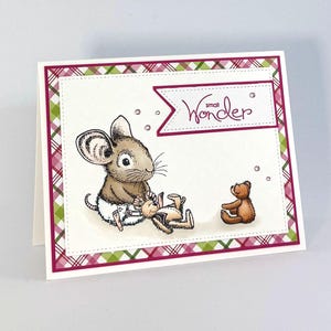 carte bébé faite main | Carte Nouveau-né Petite merveille | Carte de fête de naissance animale mignonne de Zazzle.be Liste d'envies Vous avez des idées ? Enveloppe blanche assortie