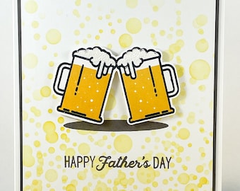 Father's Day Card, Beer Father’s Day, Happy Father’s Day, Dad Beer Card, Cheers