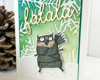 FALALA Christmas Handmade Card