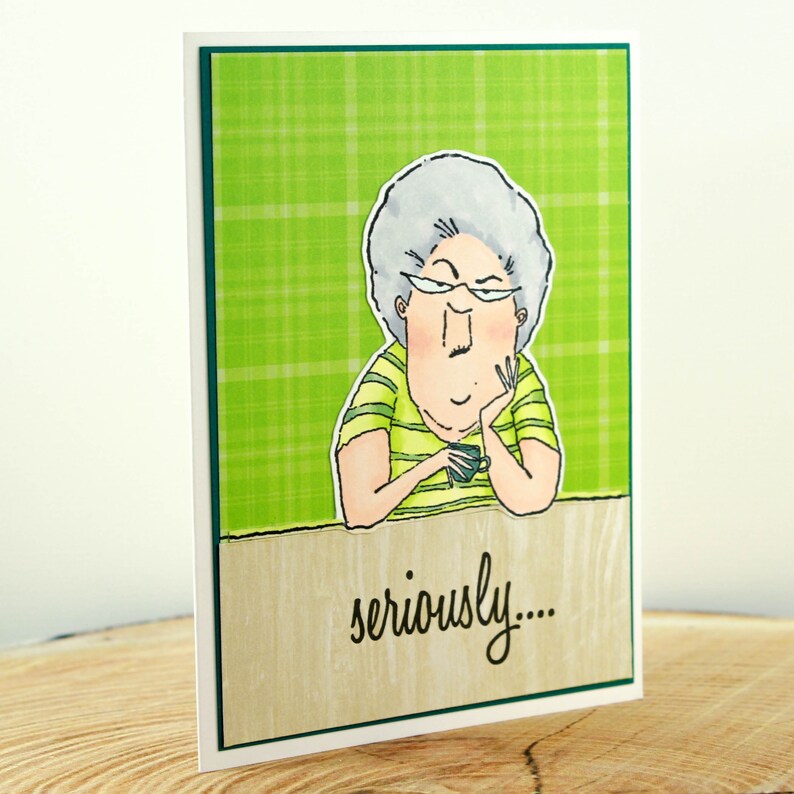 Gossip Card Ladies Birthday Card Funny Friend Birthday Handmade Happy Birthday Card Seniors Birthday Card Funny Blank Card
