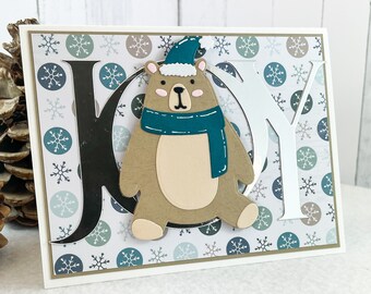 Christmas Bear Joy Card