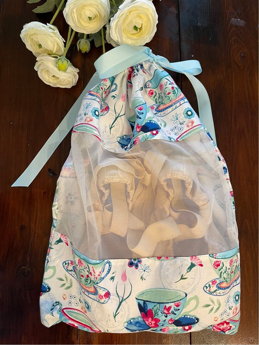 Pointe or Tap Shoe Bag Upscale Dance Shoe Bag Mesh Dance Etsy