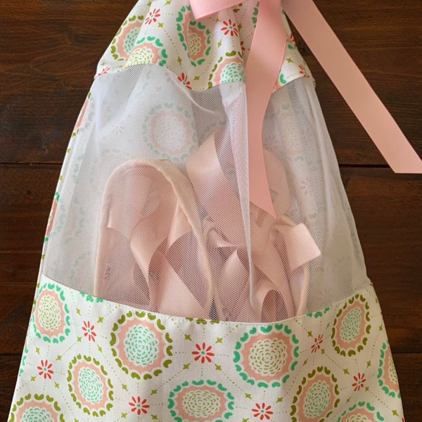 Mesh Pointe Shoe Bag Etsy
