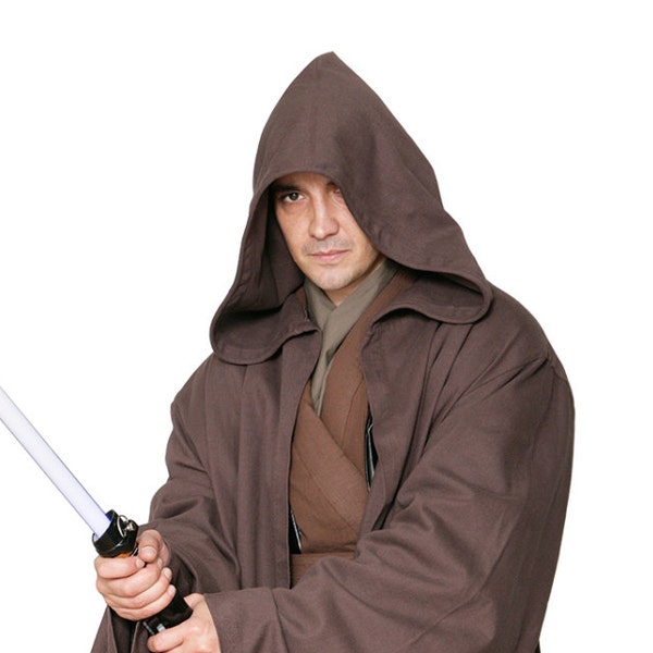 Star Wars Jedi Knight Jedi Robe ONLY - Dark Brown - Replica Star Wars Costume