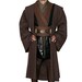Star Wars Anakin Skywalker Replica Jedi Costume Body Tunic with Replica Dark Brown Jedi Robe 