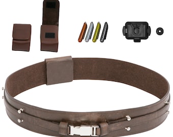 ANAKIN SKYWALKER BUNDLE - 1 x Belt, 2 x Pouches, 4 x Food Caps, 1 x Covertec + wheel - Perfect for your Star Wars Costume - Top Seller