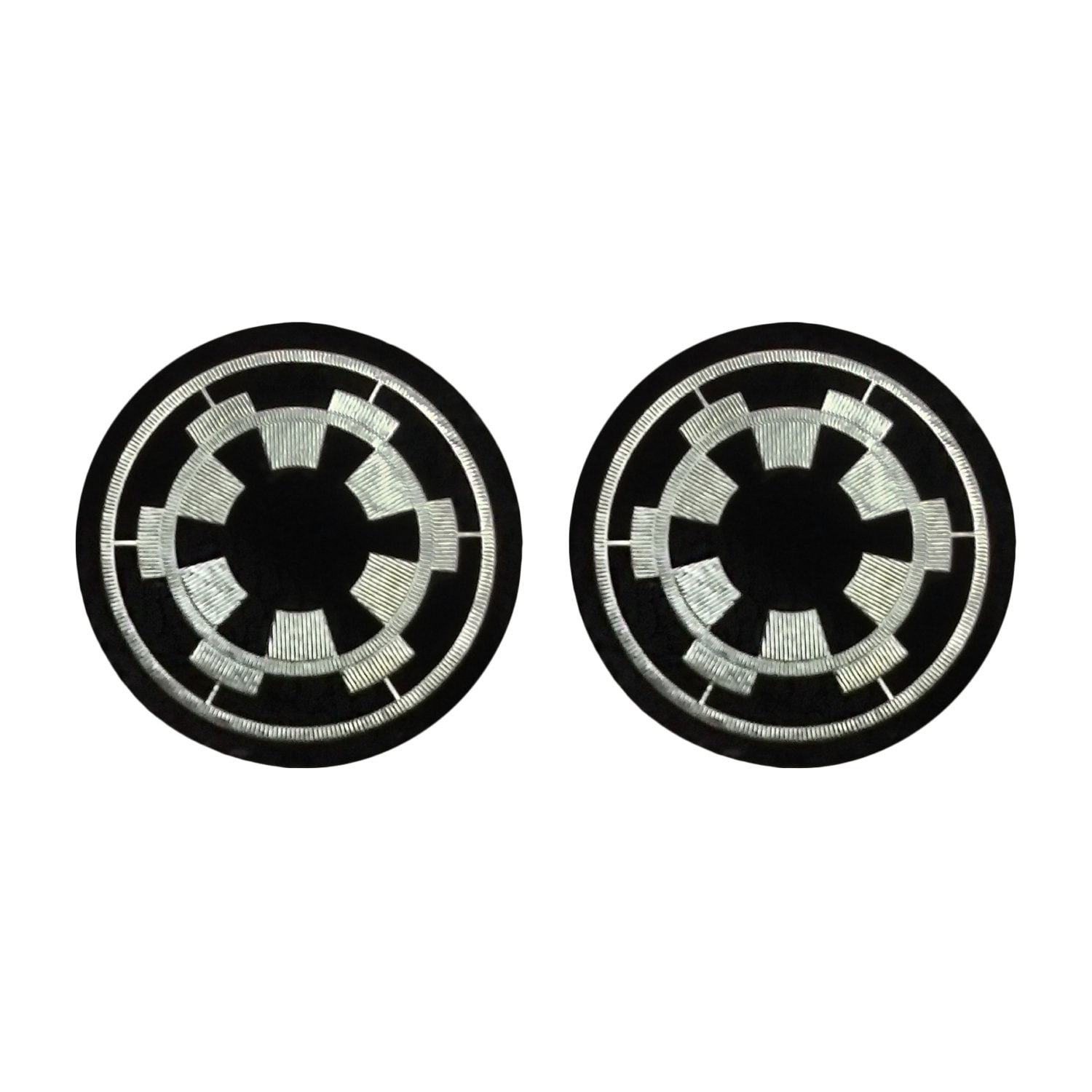 IMPERIAL PATCHES x 2 - Sew-On Imperial Patches - Set of 2 - Perfect for your Star Wars Costume / Cosplay