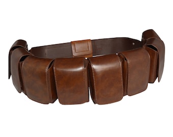 BOBA FETT Ammo BELT - Replica Design Belt and Eight Pouches - Perfect for your Star Wars Costume