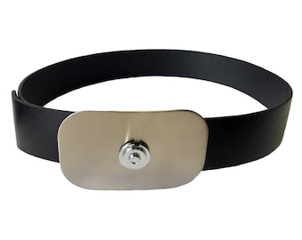 IMPERIAL OFFICER BELT - Metal Buckle with Disk and Quality Pleather Belt, Perfect for your Star Wars Costume / Cosplay