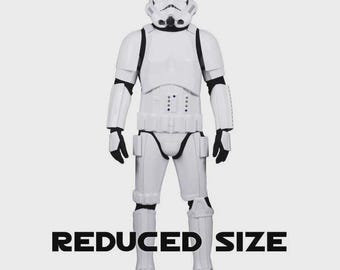STORMTROOPER COSTUME - Fully Strapped with Soft Parts, Neck Seal, Bodysuit + Gloves - Ready to Wear Stormtrooper Costume - REDUCED Size
