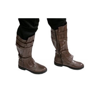 Star Wars Anakin Skywalker Jedi Boots - Brown - Excellent Example - Best Value