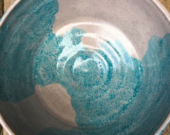 Teal and Gray Bowl