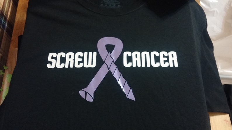 Screw Cancer Tshirt - Etsy