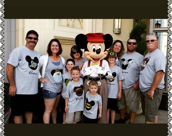 Mickey Themed Character Shirts