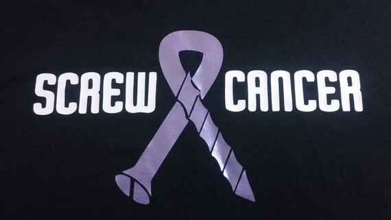 Screw Cancer Tshirt  Etsy
