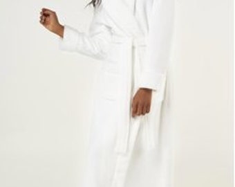 Monogrammed Plush Soft Warm Fleece Womens Robe
