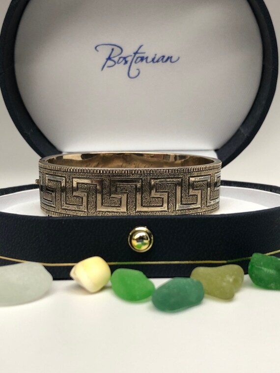 Antique Cuff Bracelet, English Gold