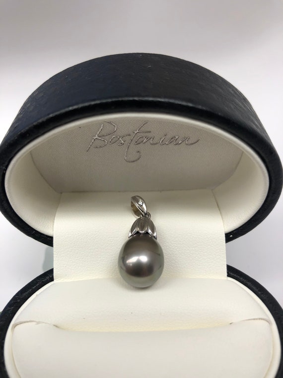 Tahitian Grey Pearl Pendant - image 4