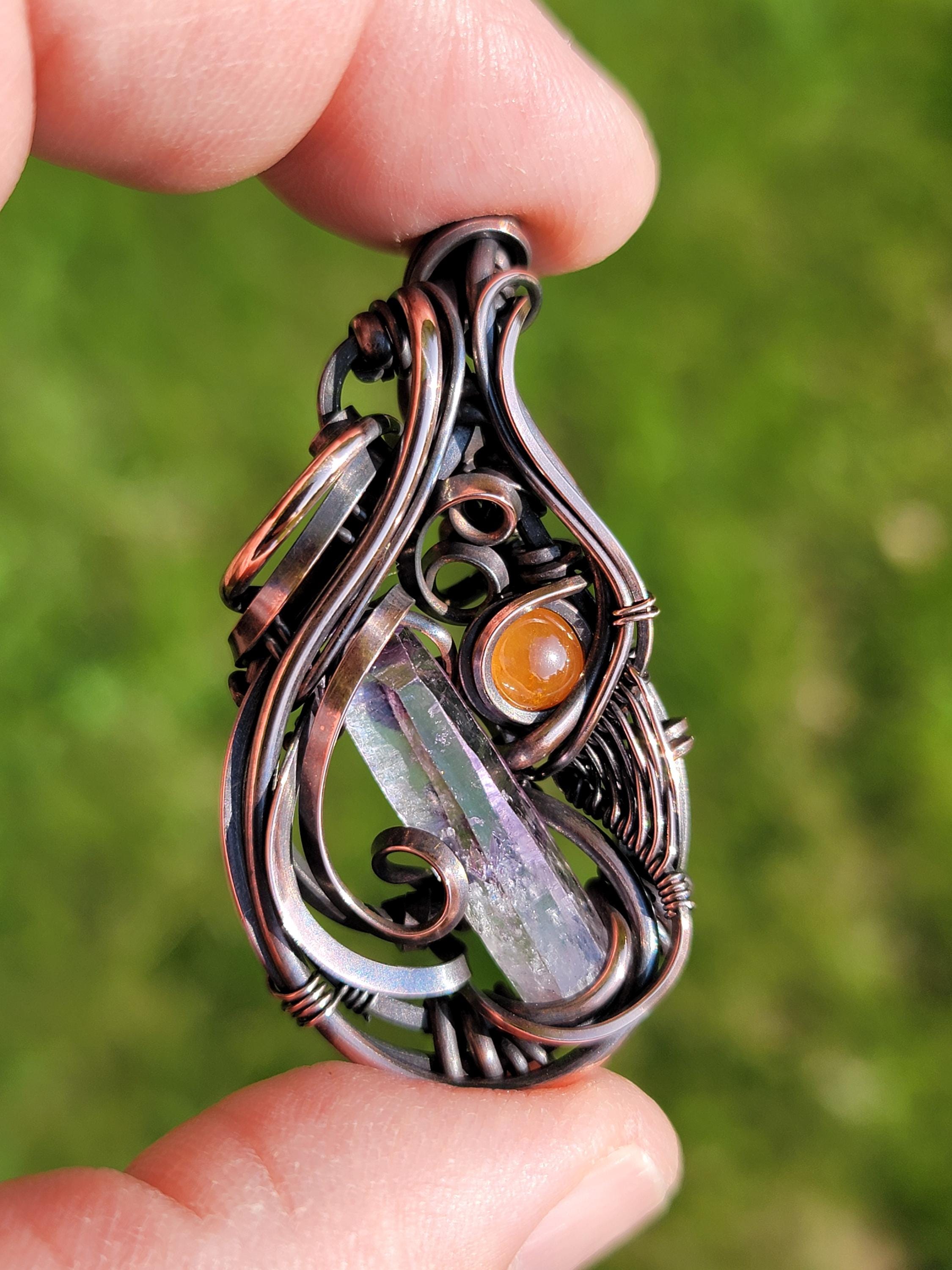 Wire Wrap Pendant Heady