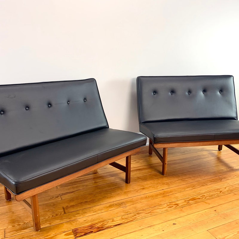 Mid Century Loveseat - Etsy