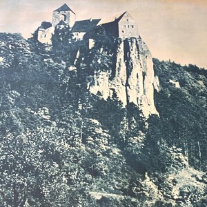 Germany Prunn Castle Bavaria Vintage 1930s Original Travel Poster image 3