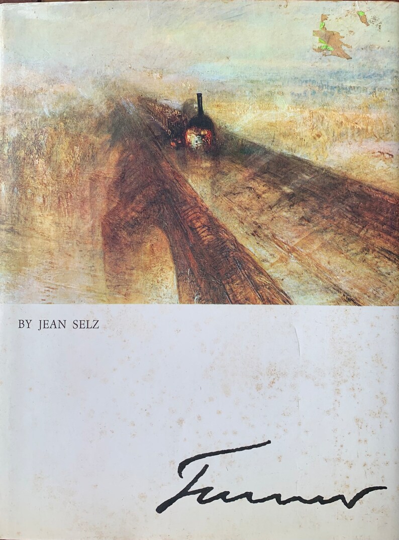 Turner by Jean Selz, 1st Ed Hardcover w DJ, 1977 Art Book image 1