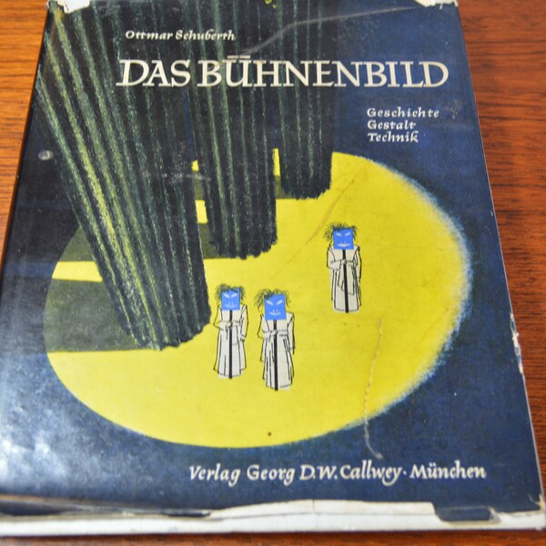 Das Bühnenbild: Geschichte Gestalt Technik by Ottmar Schubert, 1st Ed. German Hardcover, 1955