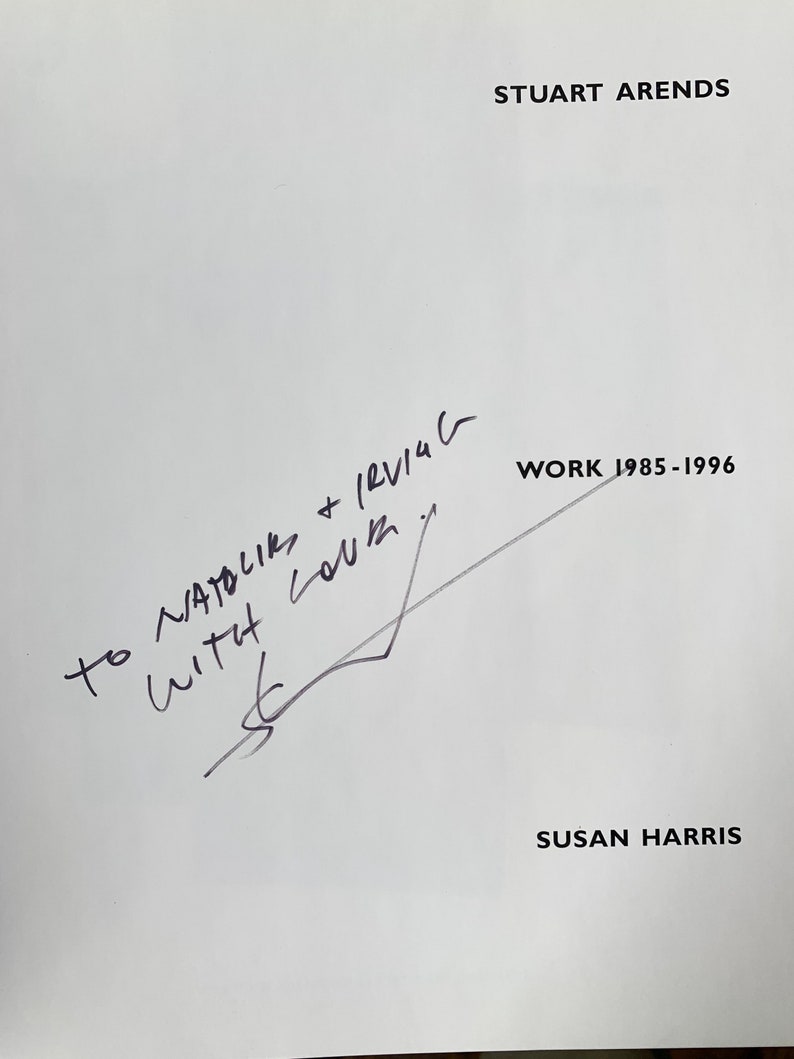 Stuart Arends Work 1985-1996 by Susan Harris, 1st Ed Signed Hardcover 1998 Modern Art Book image 2