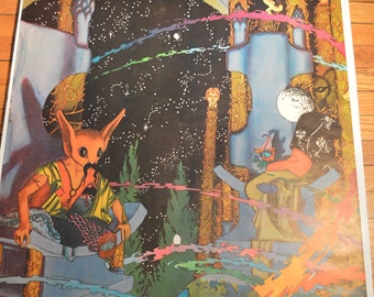 Vintage Psychedelic 1971 WRIF Detroit Radio Poster