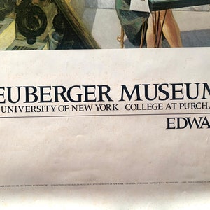 Edward Hopper The Barbershop Original Neuberger Museum Exhibition Poster 1981 image 5