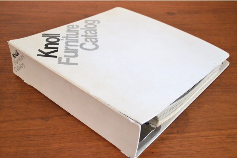 Vintage 1970s Knoll Furniture Catalog Mid Century Modern Etsy