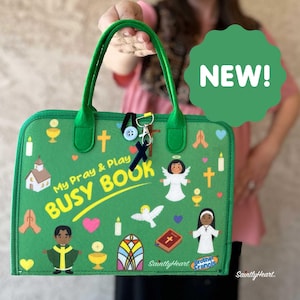 Quiet Felt Busy Book   / Catholic Mass Book  / Pray and Play Bible Book / Mass book / My Pray & Play Busy Book