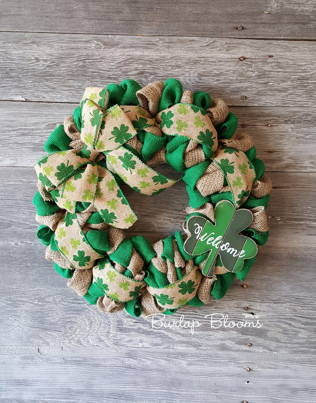 Shamrock Wreath St Patrick's Day Wreath St Patrick's