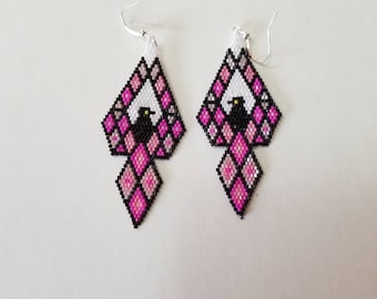 neon thunderbird earrings