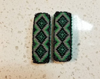 triangle pattern barrettes