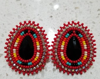 beaded earrings
