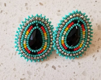 tear drop shape earrings