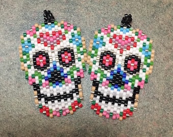 Sugar skull earrings