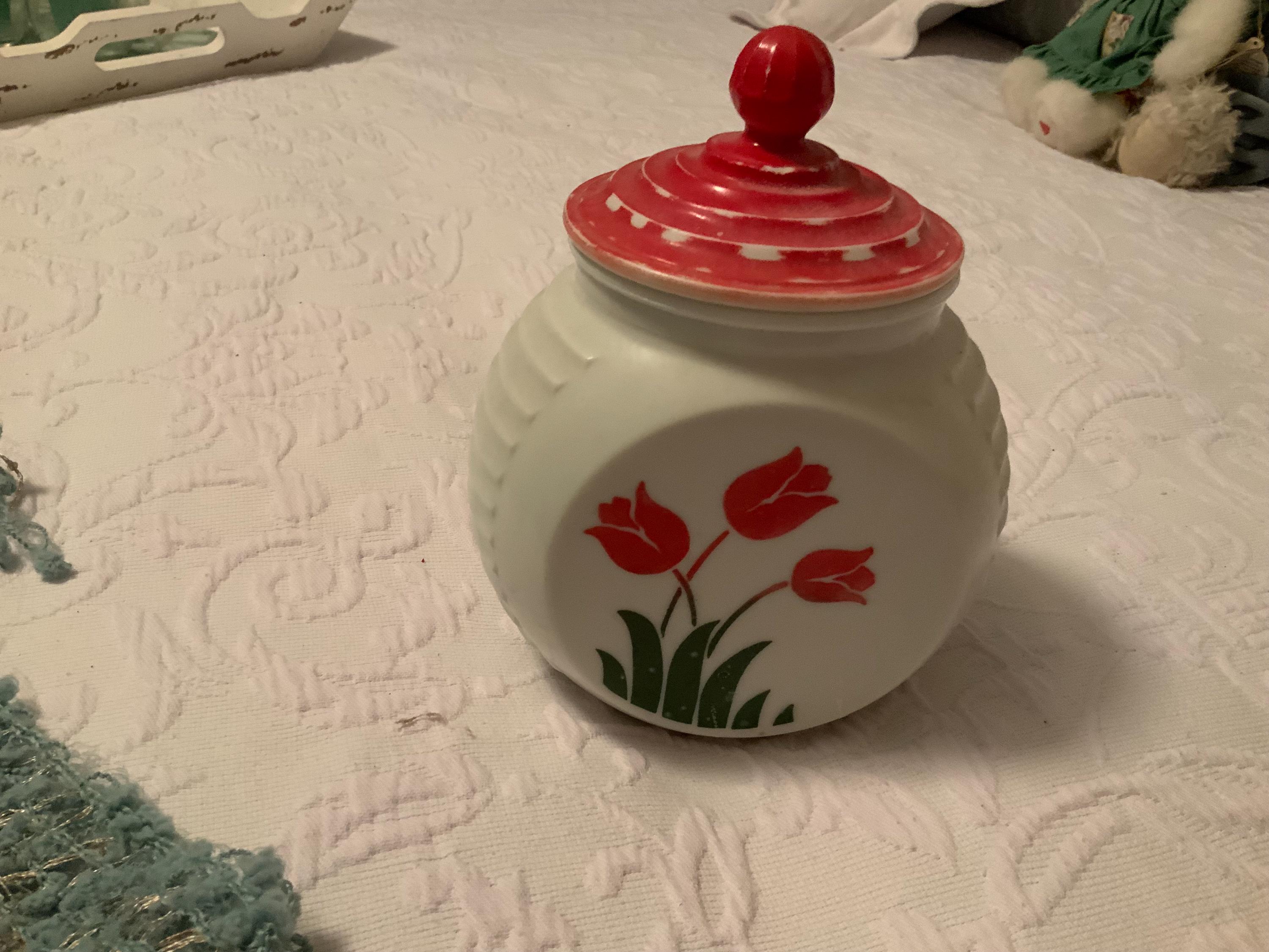 Fire King Grease Jar for sale | eBay