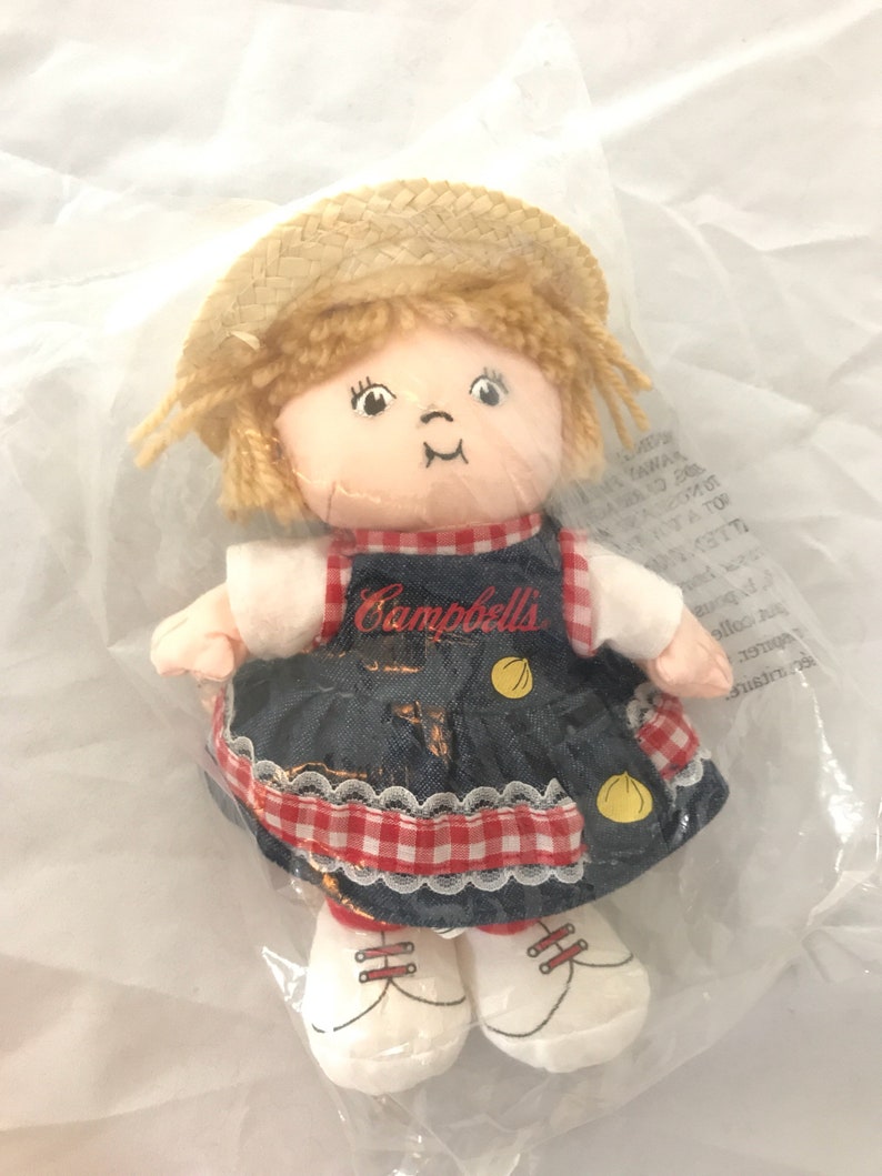 Set of 2 Vintage Campbell's Kids Bean Bag Doll's Etsy
