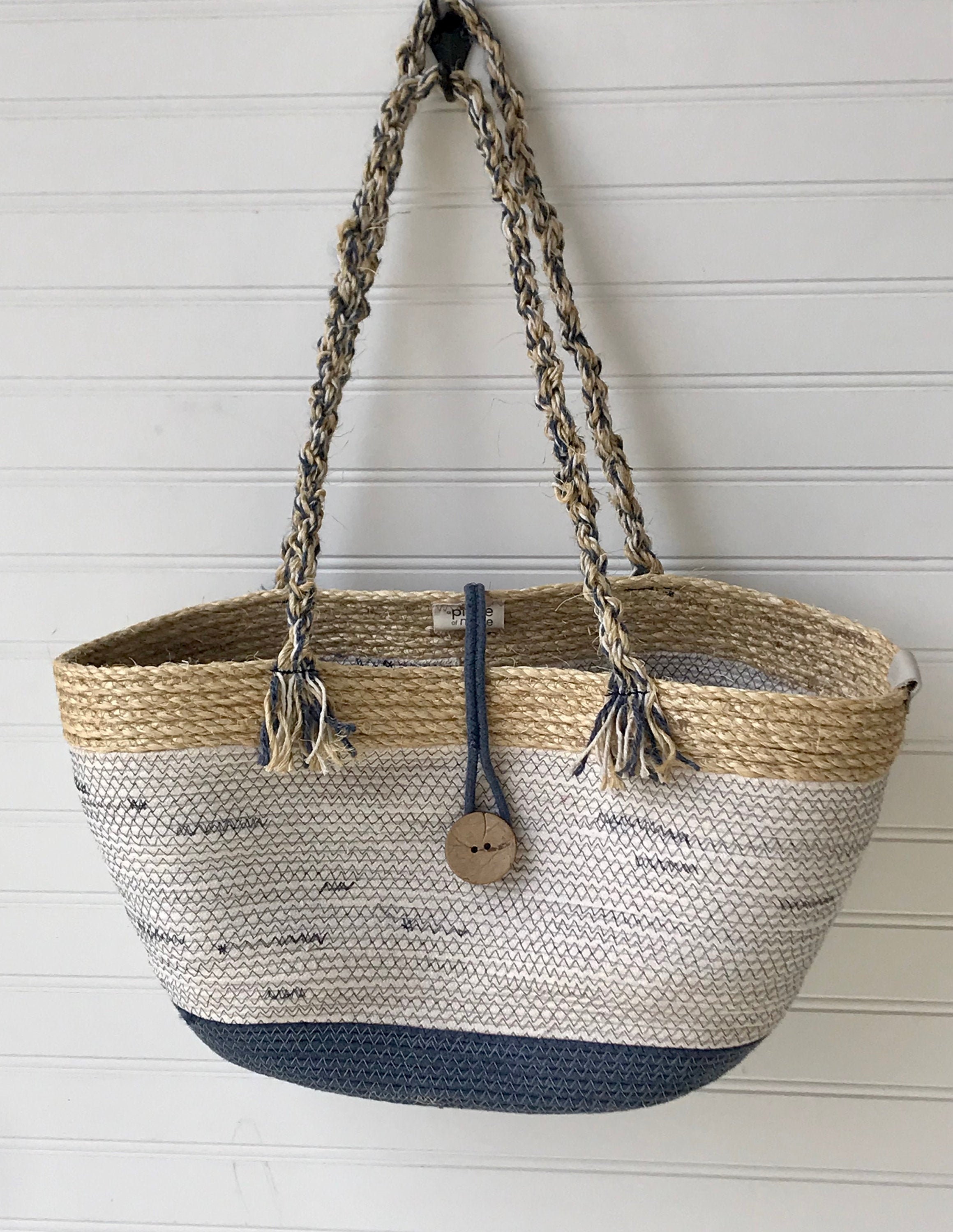 Rope Tote Etsy