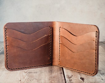 Mens Leather Wallet - Bifold