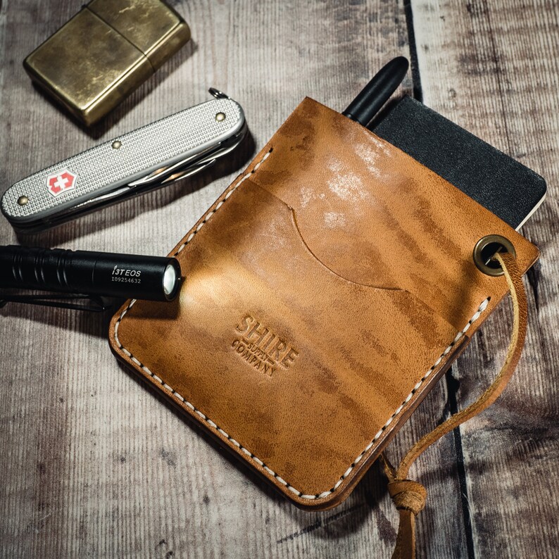 Leather EDC Wallet EDC Pouch Pocket Organizer Everyday Etsy