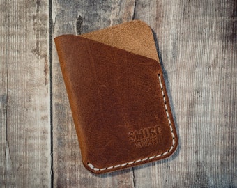 Slim Card Sleeve, Card Wallet, Simple Leather Wallet, Minimalist Wallet, Every Day Carry