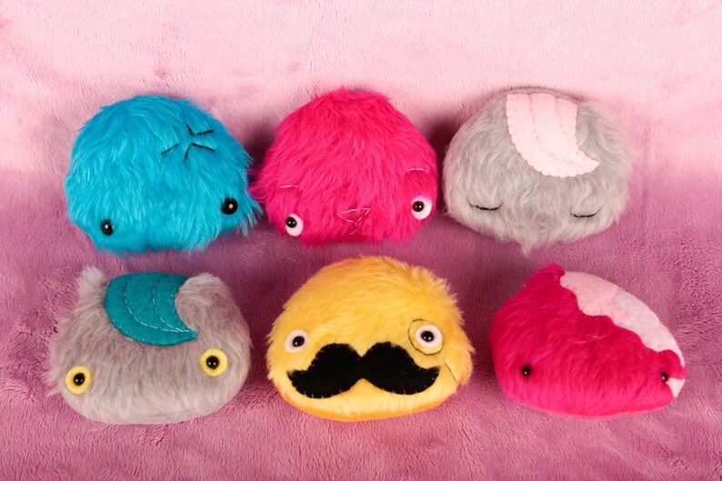 THE POCKETs Rum handmade soft toy plushie crafting silberknoepfchen