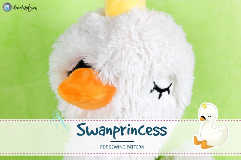 Schnittmuster Anleitung Schwanenprinzessin swanprincess Silberknoepfchen handgemacht Bild 3