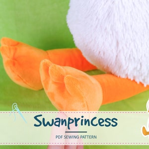 Schnittmuster Anleitung Schwanenprinzessin swanprincess Silberknoepfchen handgemacht Bild 2