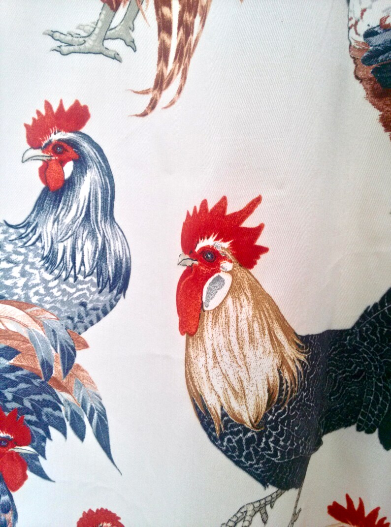 Rooster Kitchen Curtains,Country Farmhouse Valances