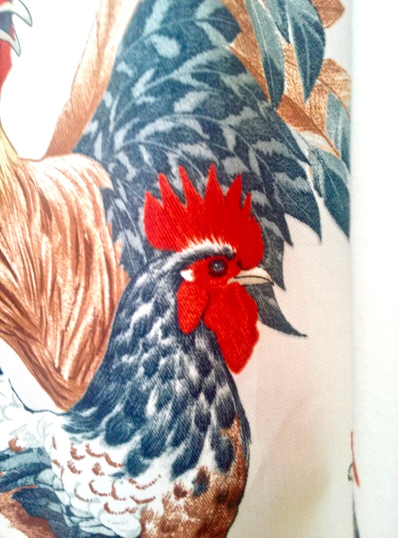 Rooster Kitchen Curtains,Country Farmhouse Valances